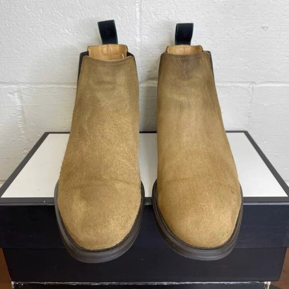 Paul Smith Cedric 7738 Chelsea Boots Brown Suede Pull On Men's Size UK 9/US 10 - Picture 1 of 13